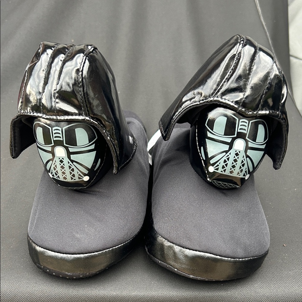 Black Star Wars Darth Vader Slippers, NWT